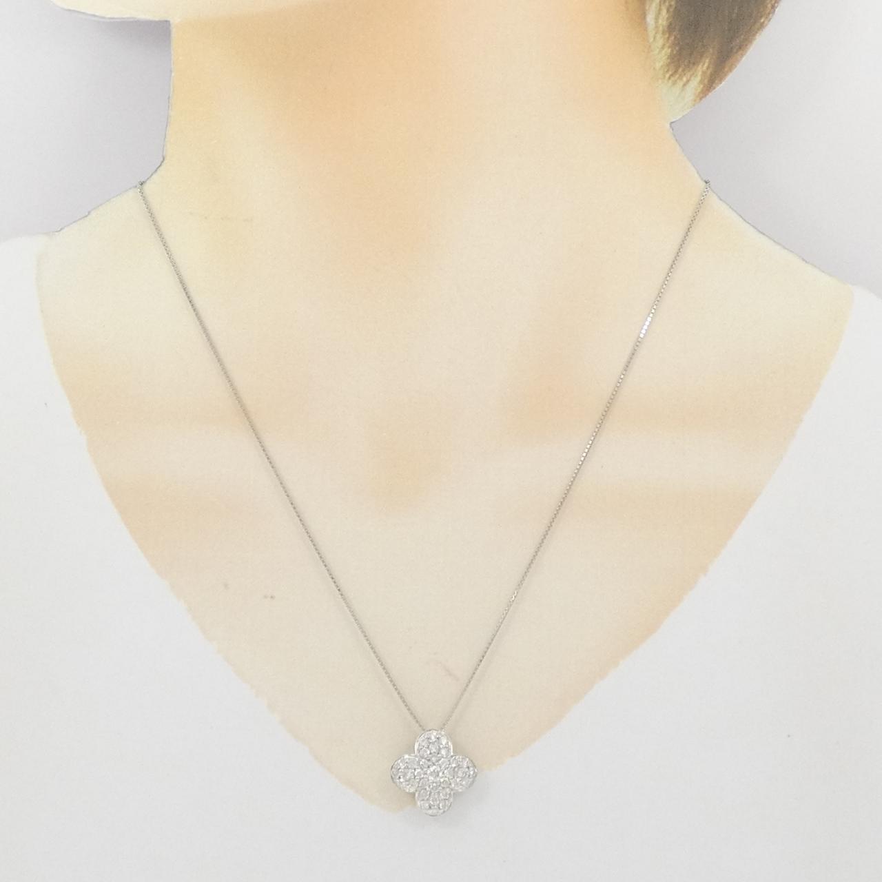 PT900/PT850 パヴェ ダイヤモンド ネックレス 1.00CT