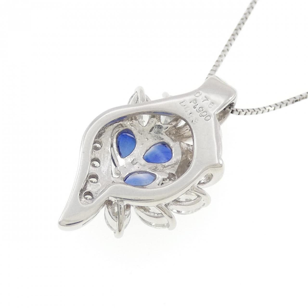 PT900/PT850 サファイヤ ネックレス 0.76CT