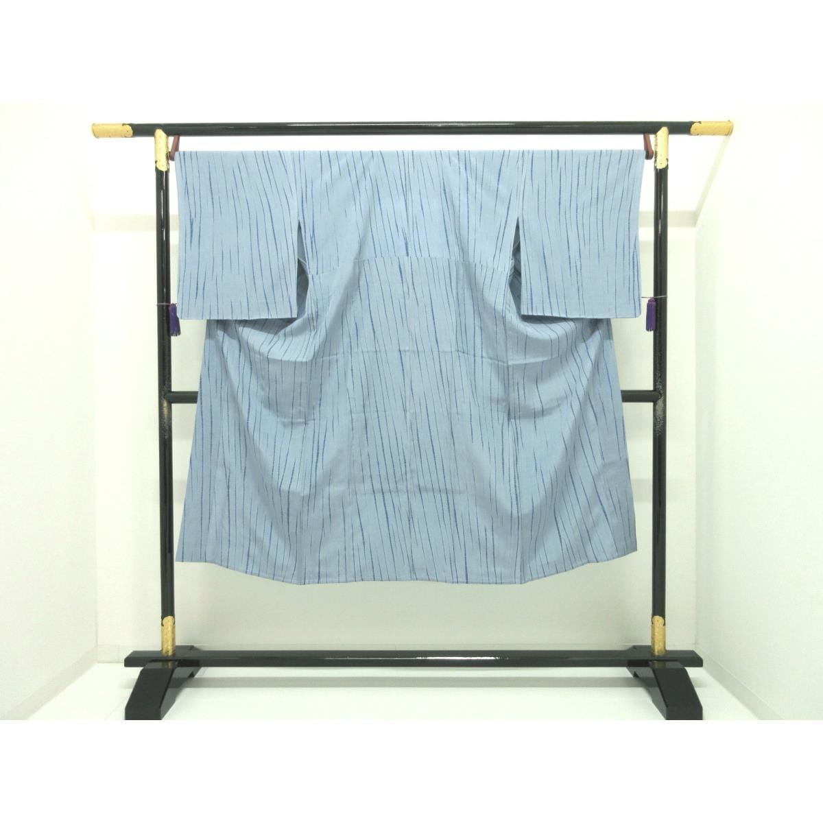 長襦袢　単衣　絞り加工　広衿