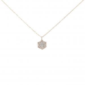 K18PG ダイヤモンド ネックレス 0.31CT