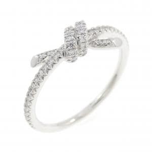 ティファニー ノット リング 0.21CT