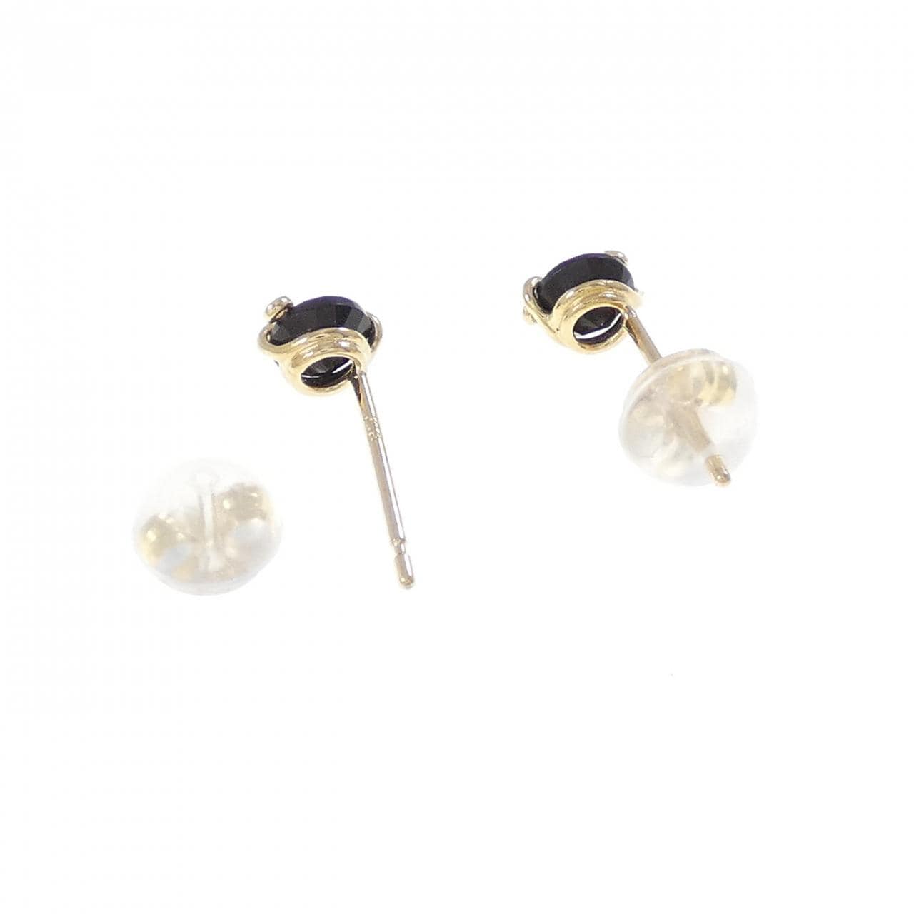 K18YG オニキス ピアス