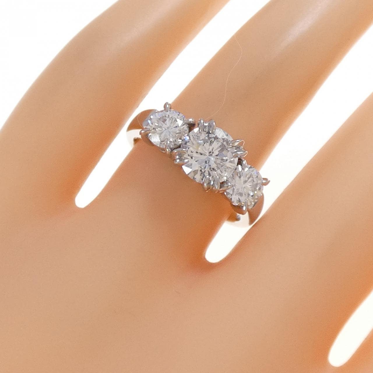 PT900 ダイヤモンド リング 1.012CT