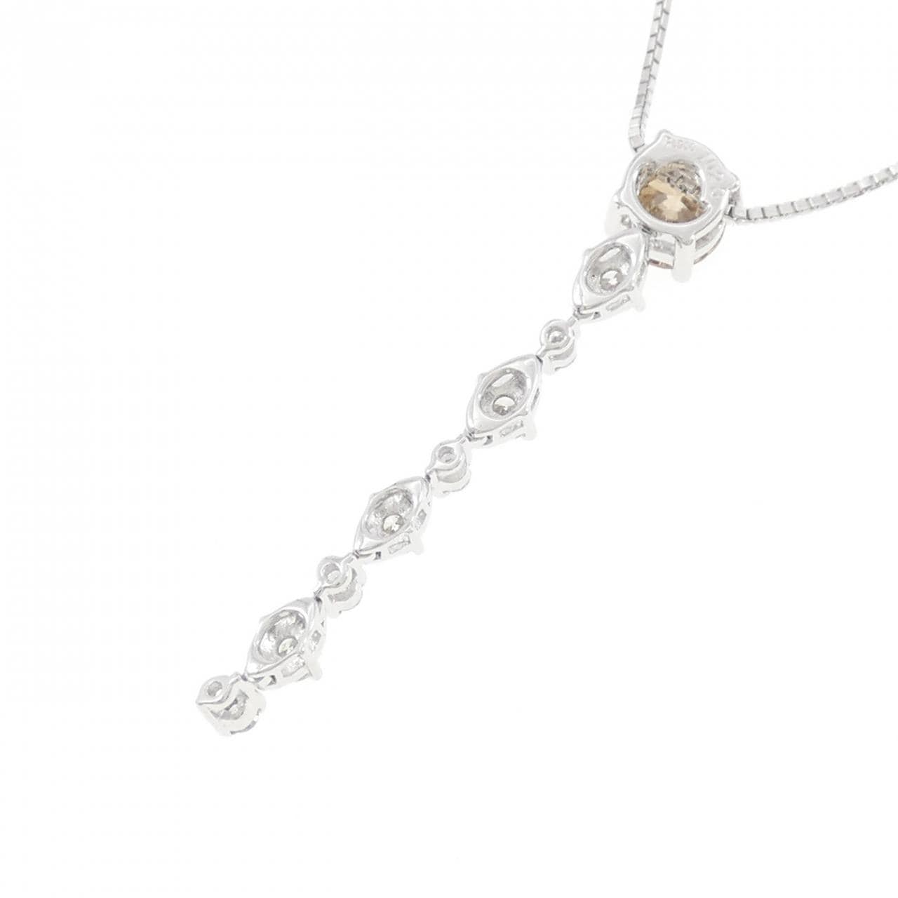 PT900/K18WG ダイヤモンド ネックレス 1.023CT