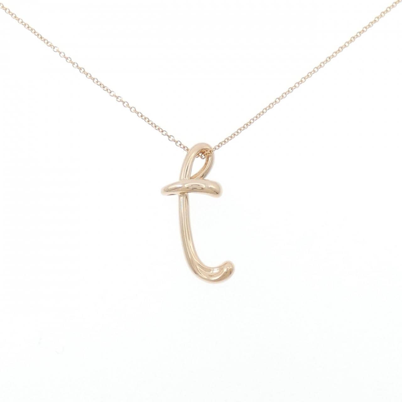 ティファニー レター ネックレス