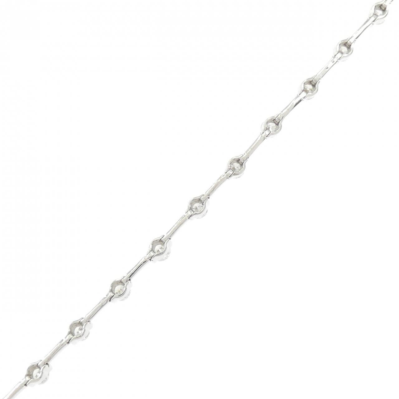 K18WG ダイヤモンド ブレスレット 2.00CT