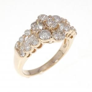 K18PG ダイヤモンド リング 1.50CT