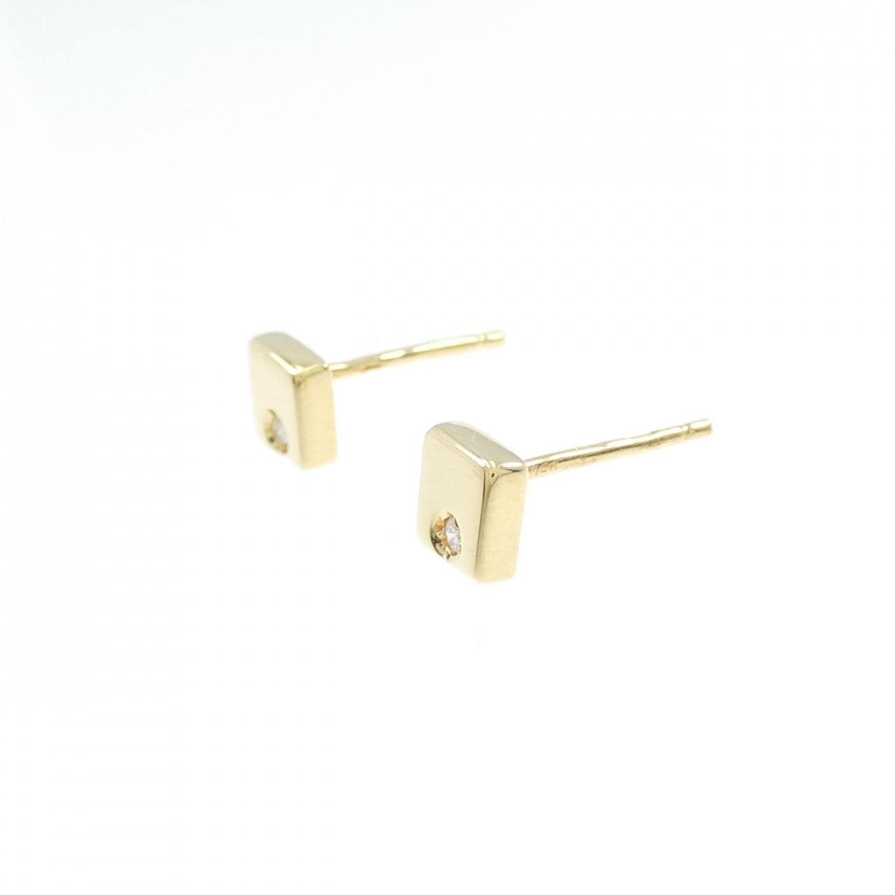 750YG ダイヤモンド ピアス