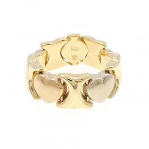 ポンテヴェキオ 750スリーカラー ハート リング