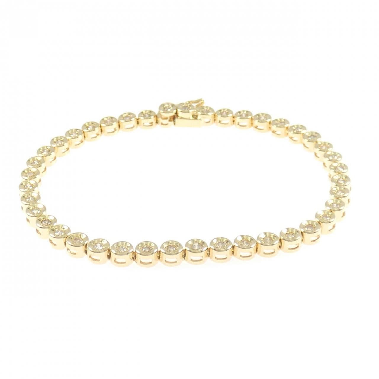 K18YG ダイヤモンド ブレスレット 1.00CT