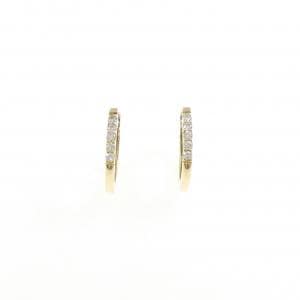 【リメイク】K18YG ダイヤモンド ピアス 0.10CT