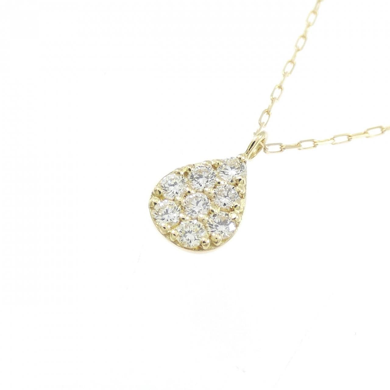 【新品】K18YG ダイヤモンド ネックレス 0.10CT