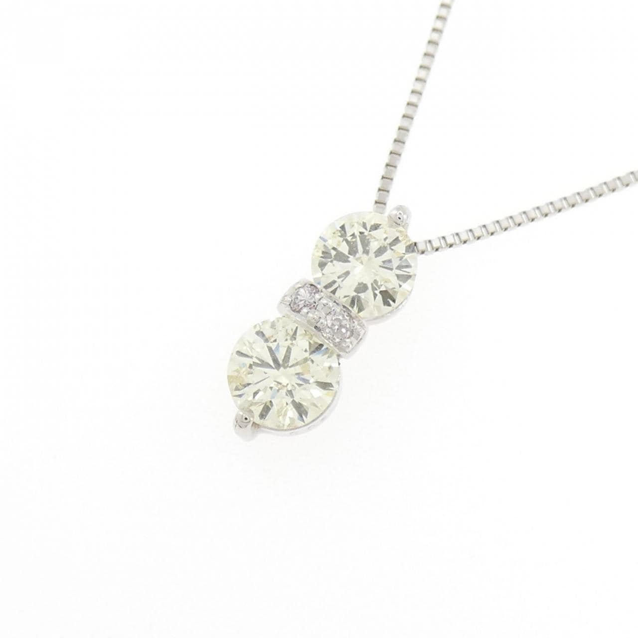 PT900/PT850 ダイヤモンド ネックレス 1.03CT
