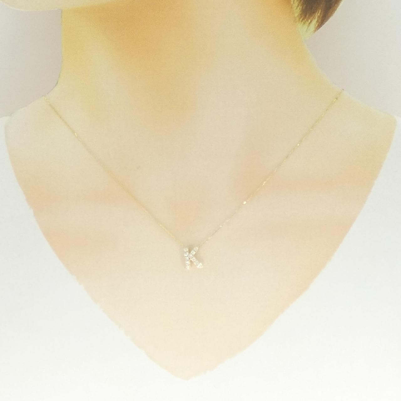 アーカー プルミエトワール イニシャル ネックレス 0.22CT