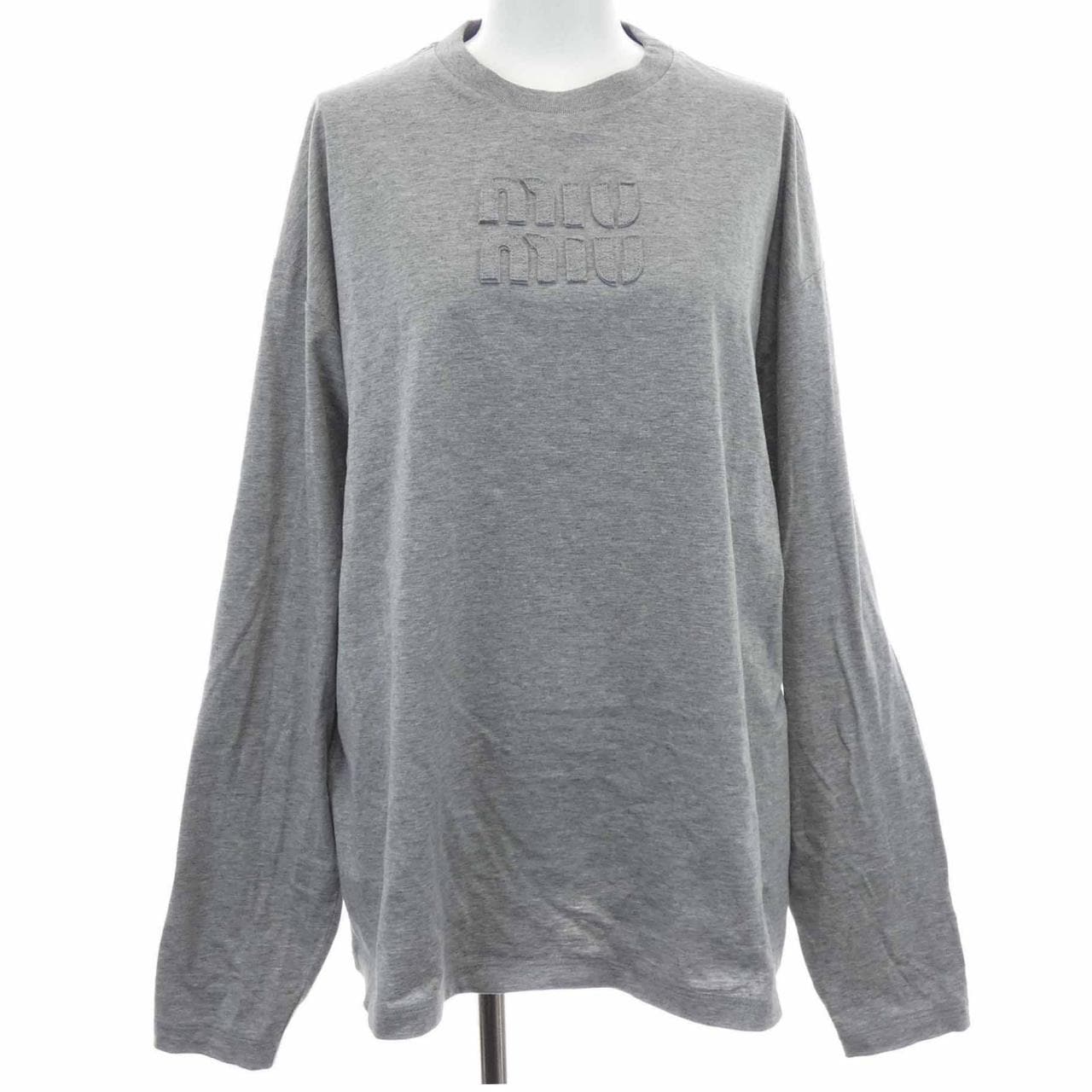 ミュウミュウ MIU MIU MIU MIU ロゴ MJL862 S232 1YXT Tシャツ