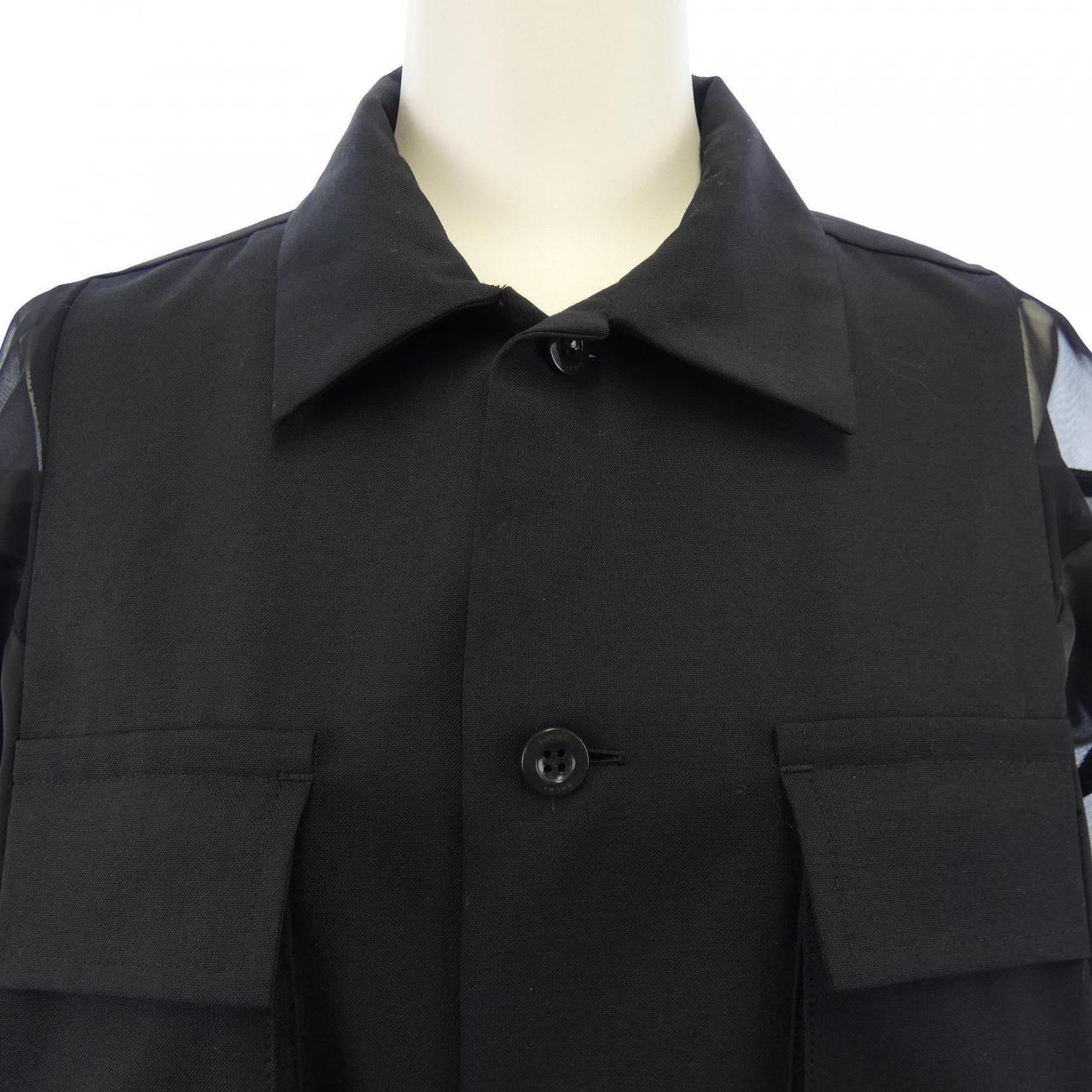 SAKAI SUITINGxSATIN DRESS 25-07807连衣裙