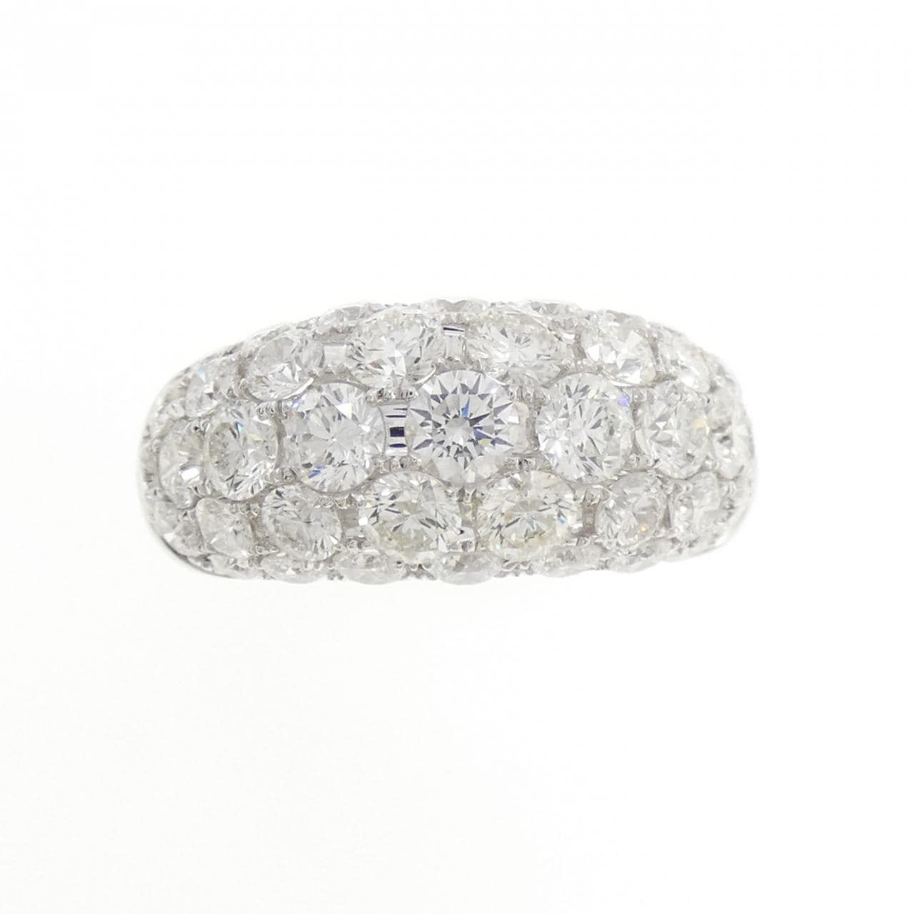 750WG ダイヤモンド リング 2.99CT