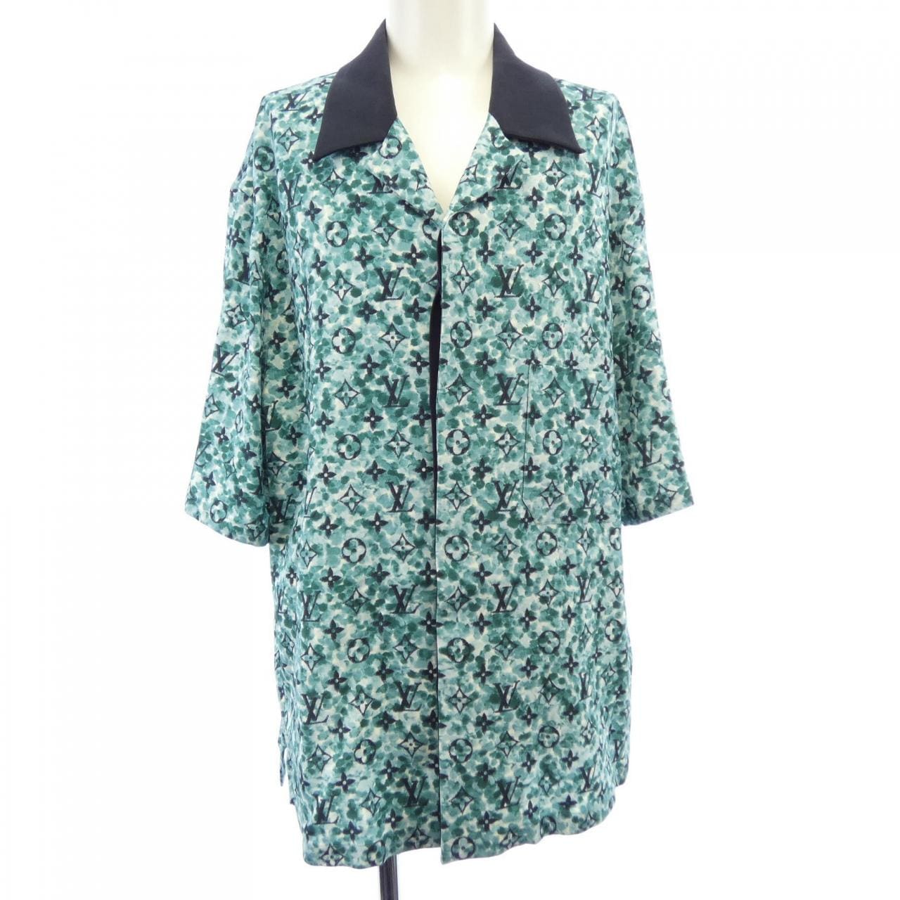 ルイヴィトン LOUIS VUITTON モノグラムクレープショートスリーブシャツ HPS25WZR1 S／Sシャツ