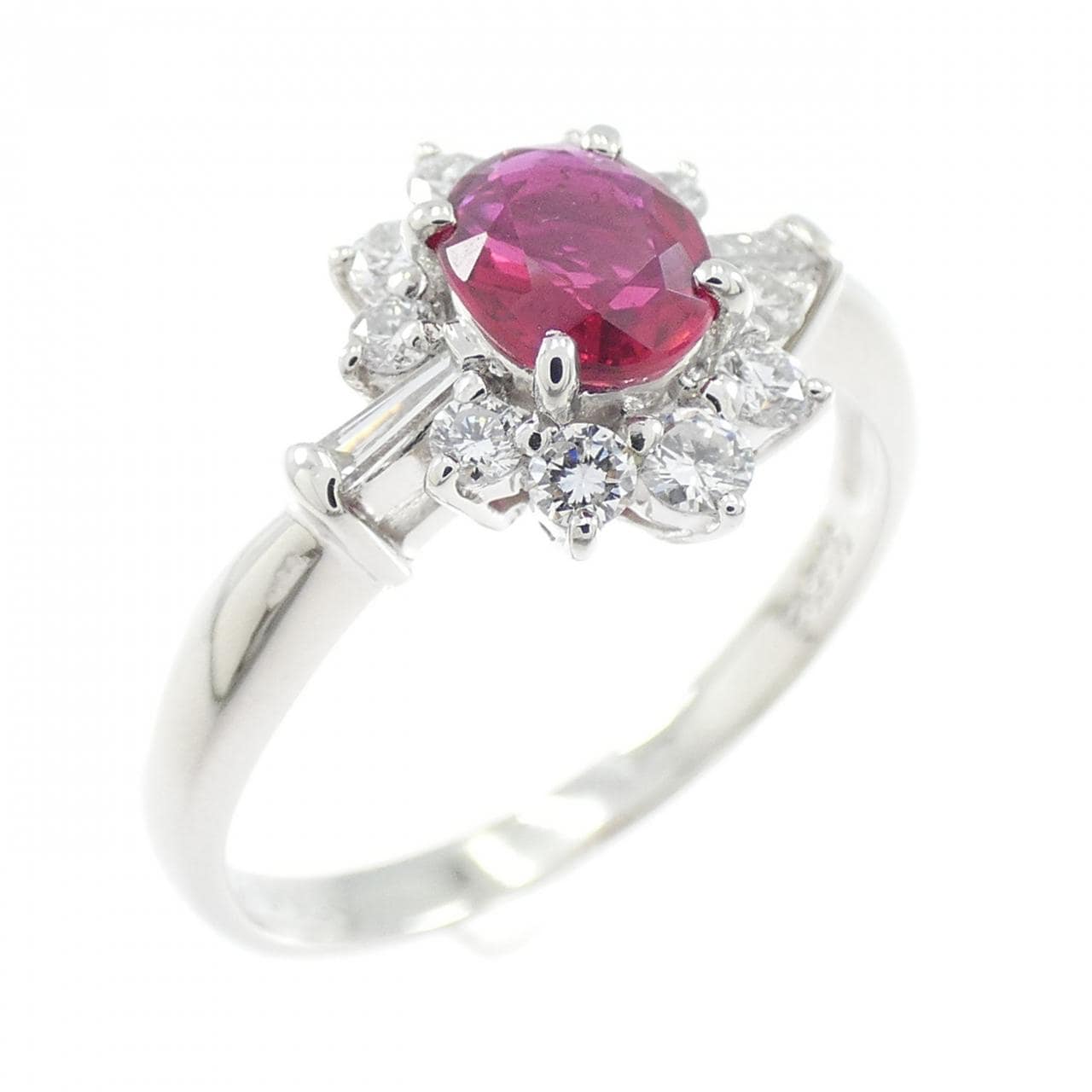 PT900 ルビー リング 0.56CT