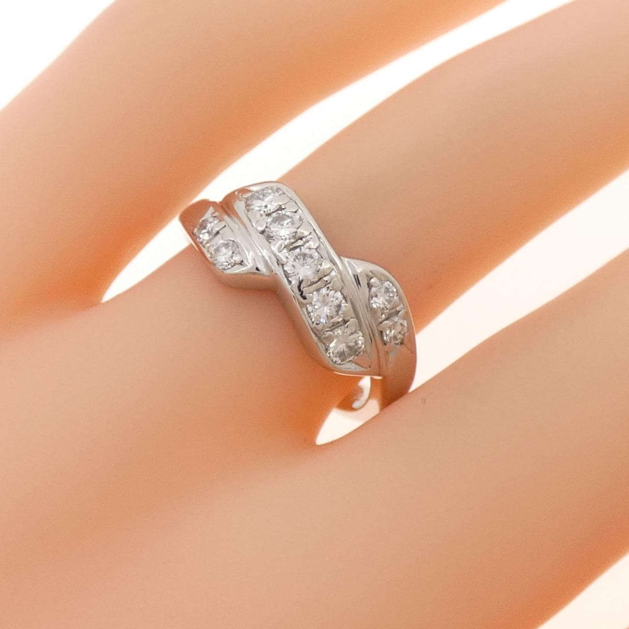 PT900 ダイヤモンド リング 0.41CT