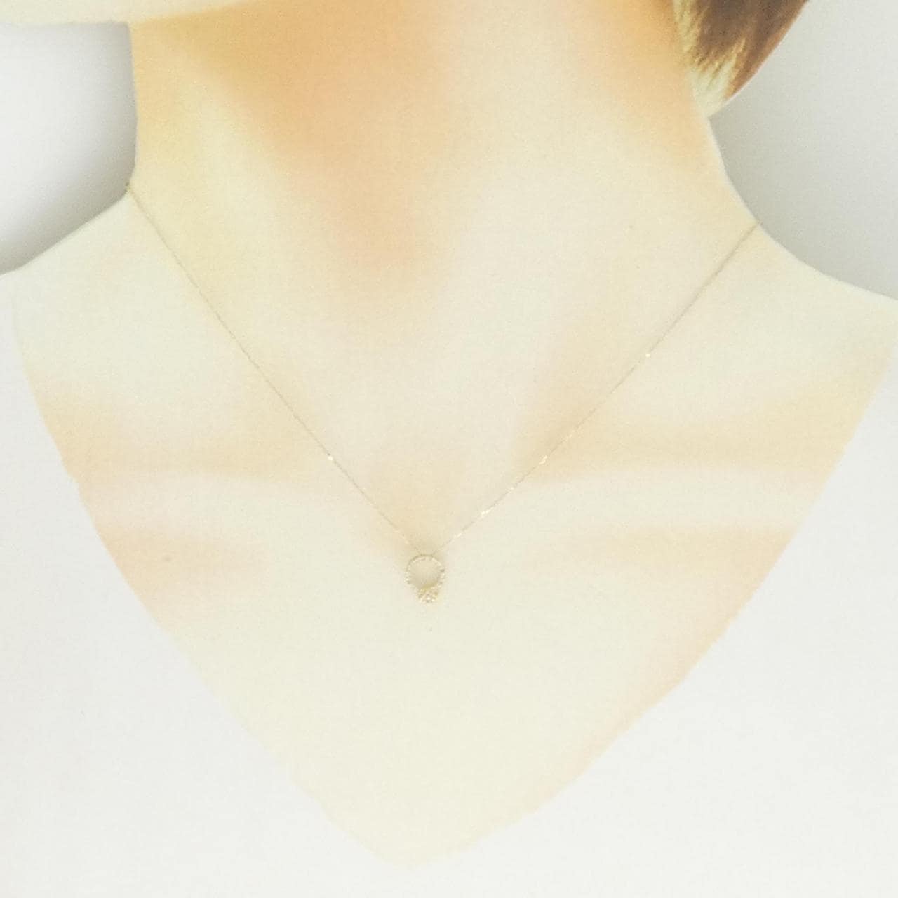 K10YG ダイヤモンド ネックレス 0.06CT