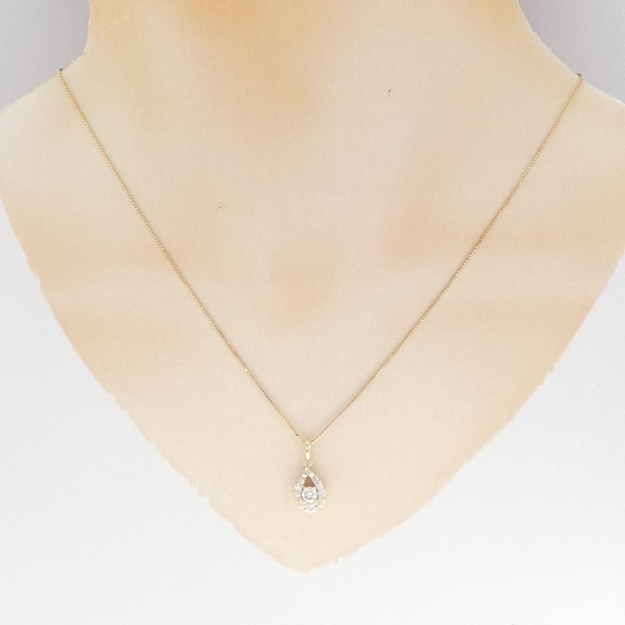 K18YG ダイヤモンド ネックレス 0.50CT