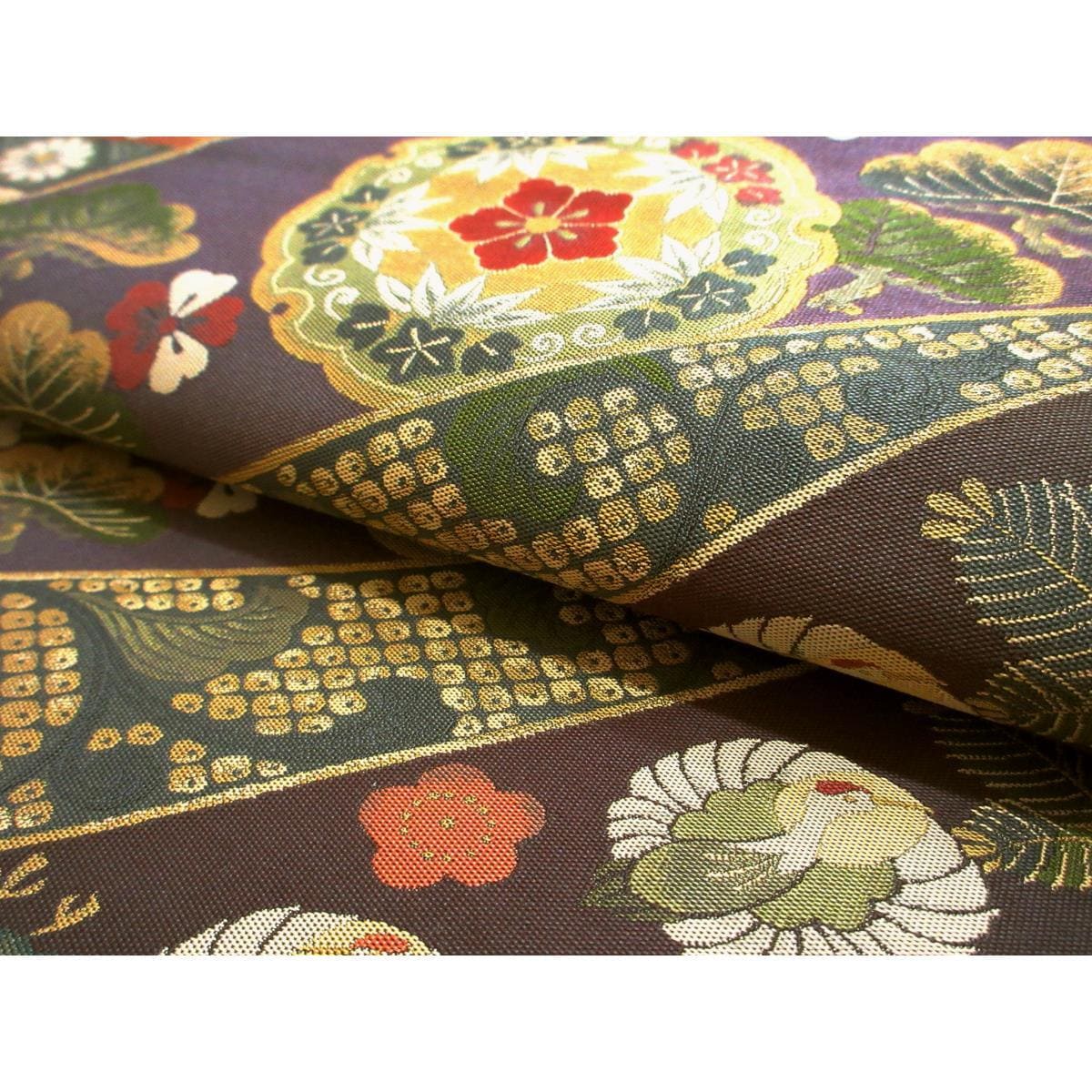 袋帯　麹塵染【となみ織物】