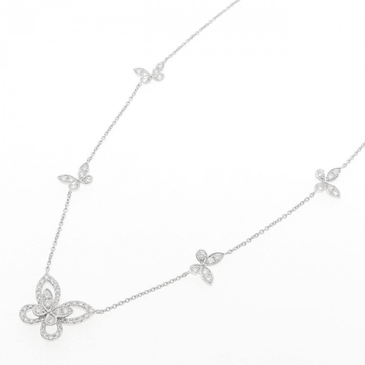 グラフ ミニ バタフライ シルエット ネックレス