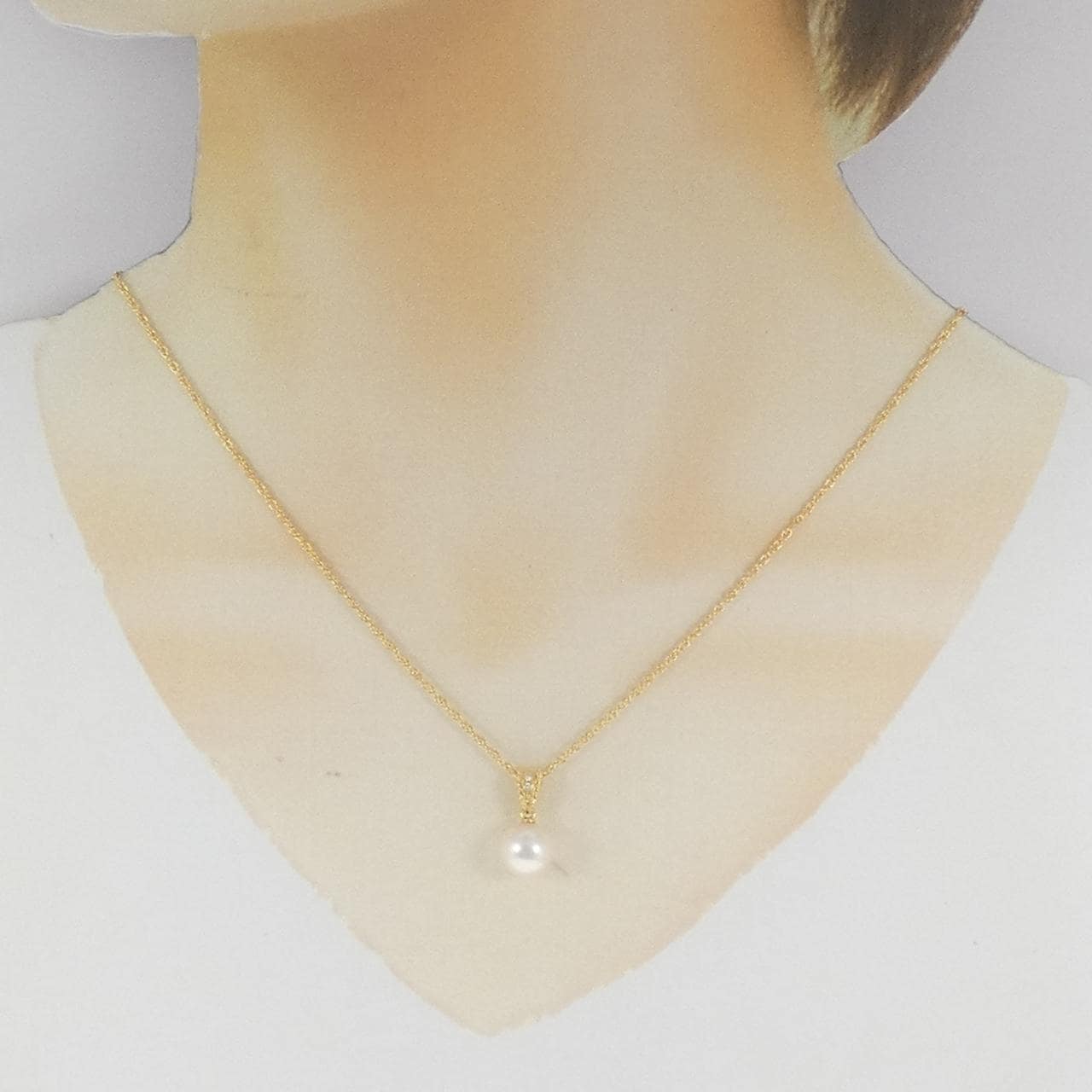 K18YG アコヤパール ネックレス 8.4mm