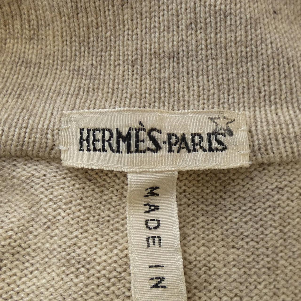 【ヴィンテージ】エルメス HERMES カーディガン