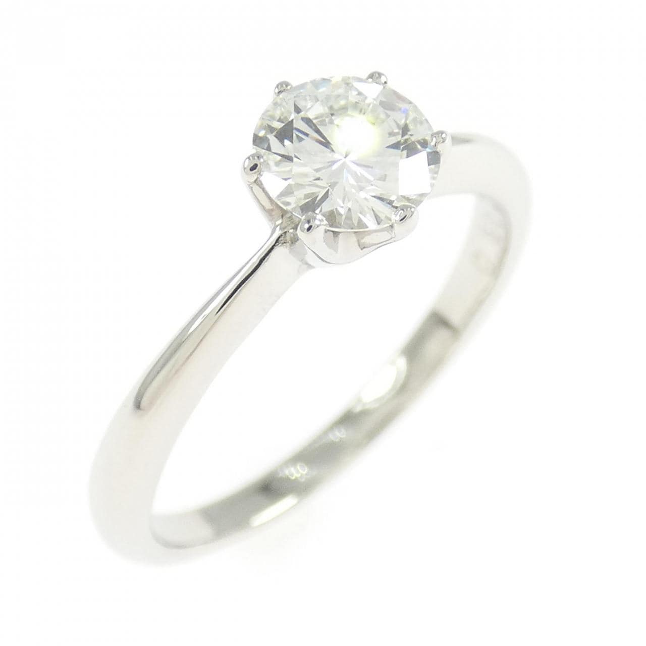 PT950 ダイヤモンド リング 0.502CT H VS1 VG