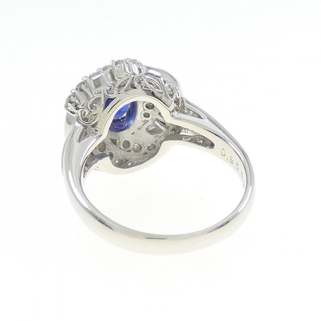 PT900蓝宝石戒指0.95CT