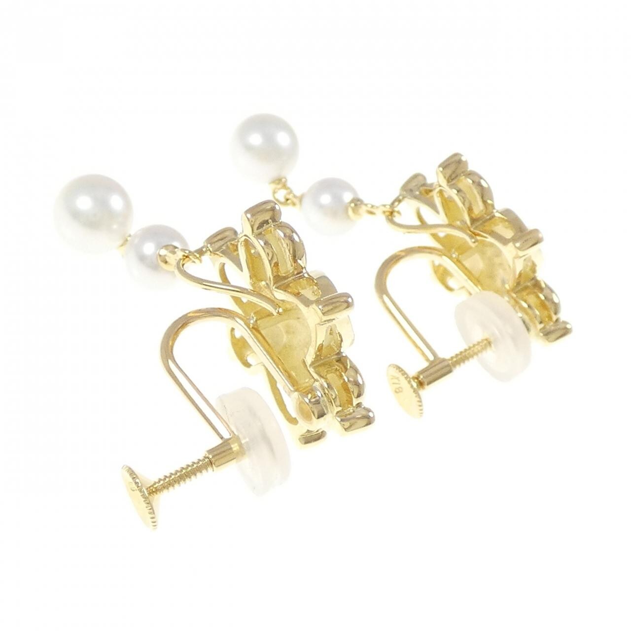MIKIMOTO Akoya珍珠耳夹