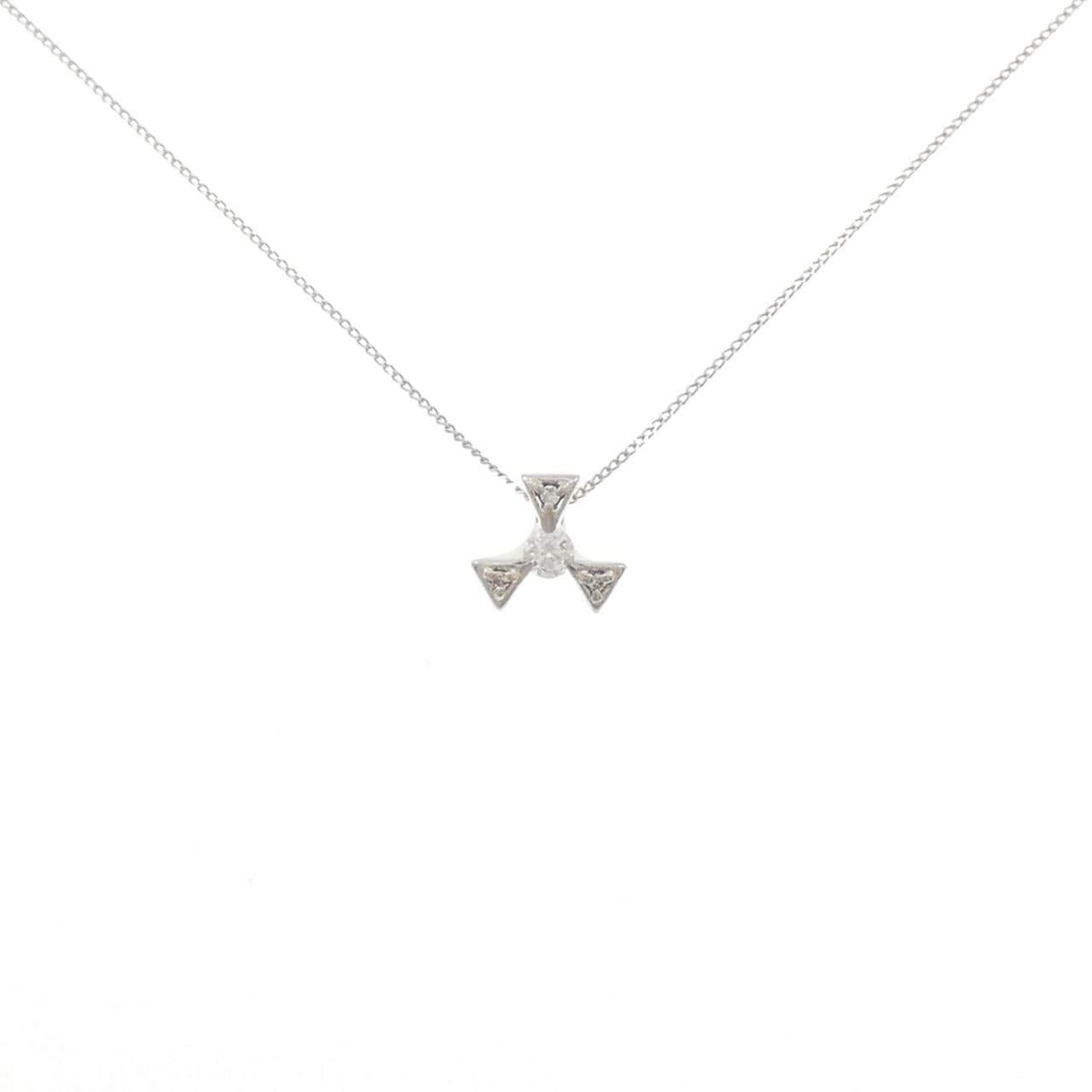 PT900 ダイヤモンド ネックレス 0.10CT