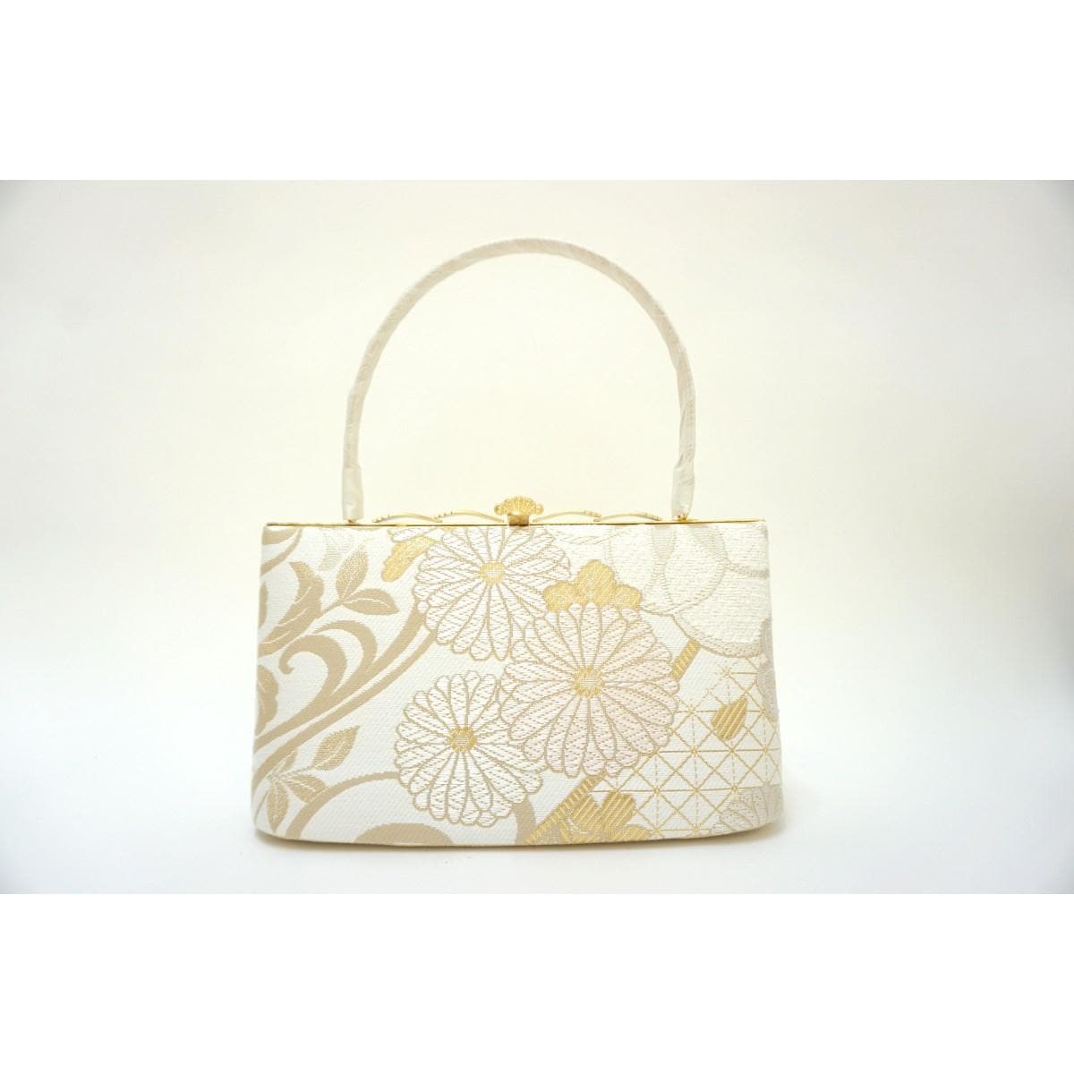 【新品】草履バッグセット　白梅　Ｌサイズ