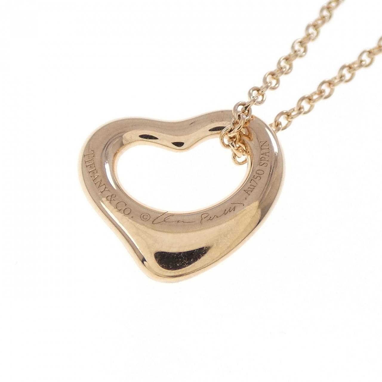 ティファニー オープンハート ネックレス