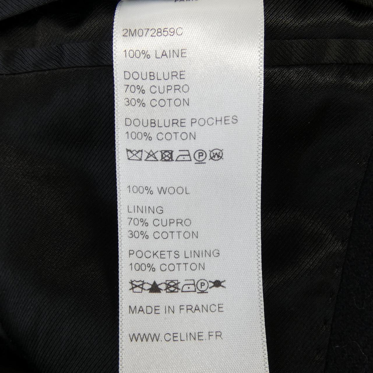 セリーヌ CELINE ダブルブレスト チェスターフィールド 2M072859C コート