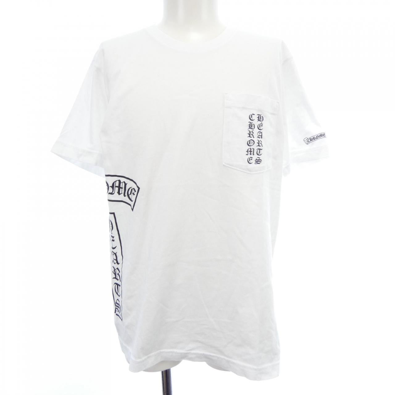 クロムハーツ CHROME HEARTS ヴァーティカルロゴ VERTICAL LOGO 2212-304-0791 Tシャツ