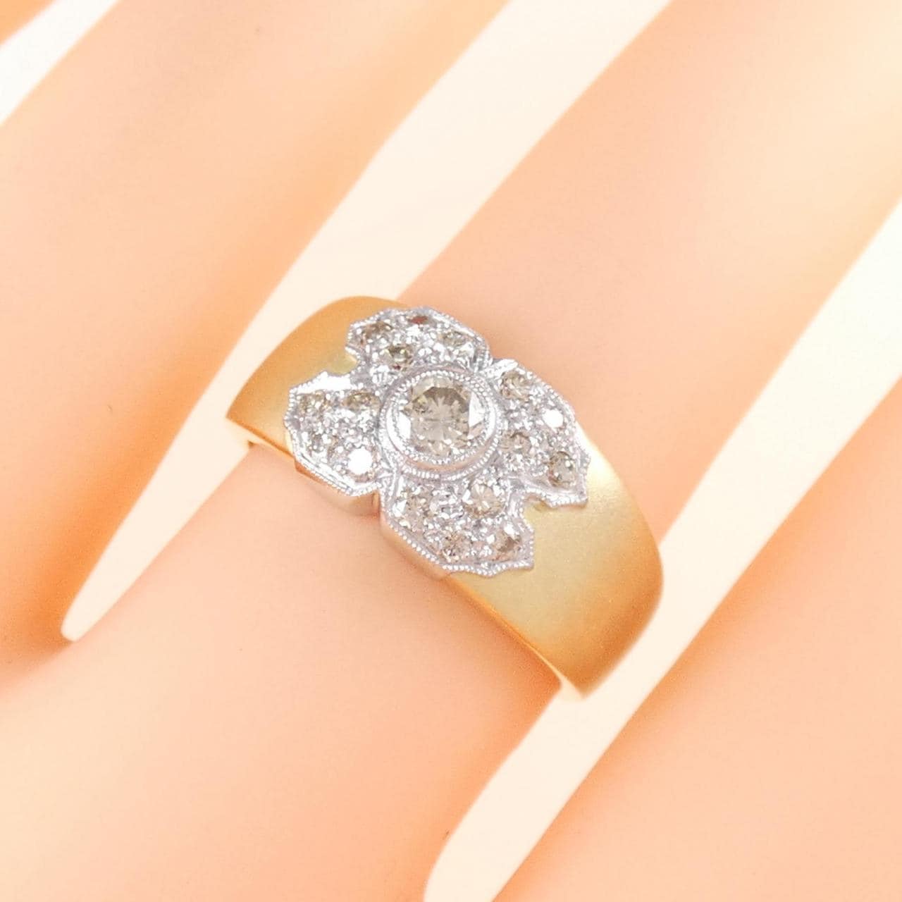 コメ兵｜K18YG/PT ダイヤモンド リング 0.46CT｜ジュエリー｜リング