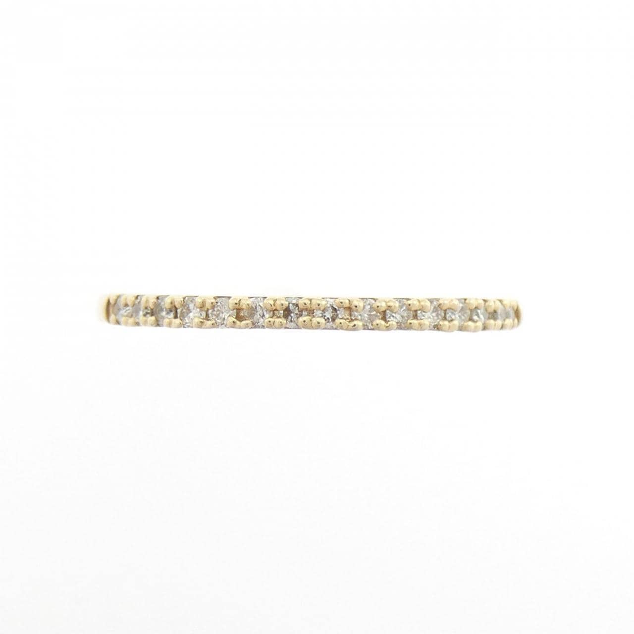 K10YG ダイヤモンド リング 0.13CT