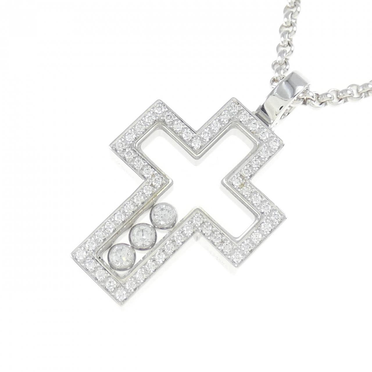 CHOPARD cross Diamond necklace