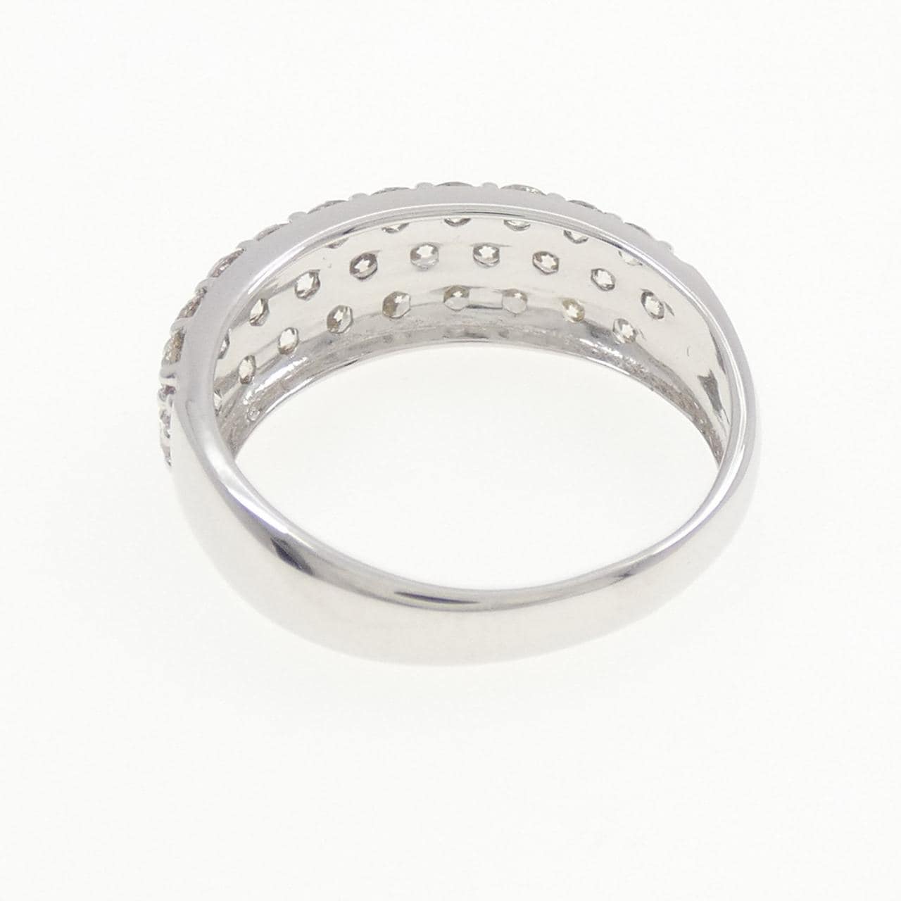 K18WG ダイヤモンド リング 1.00CT