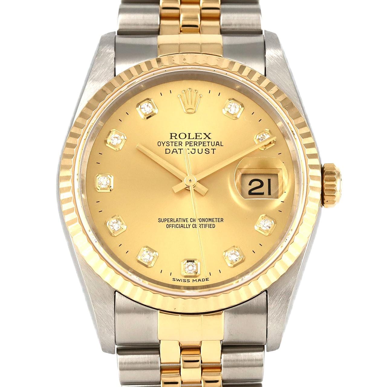 ROLEX Datejust 16233G SSxYG自动上弦Y 号