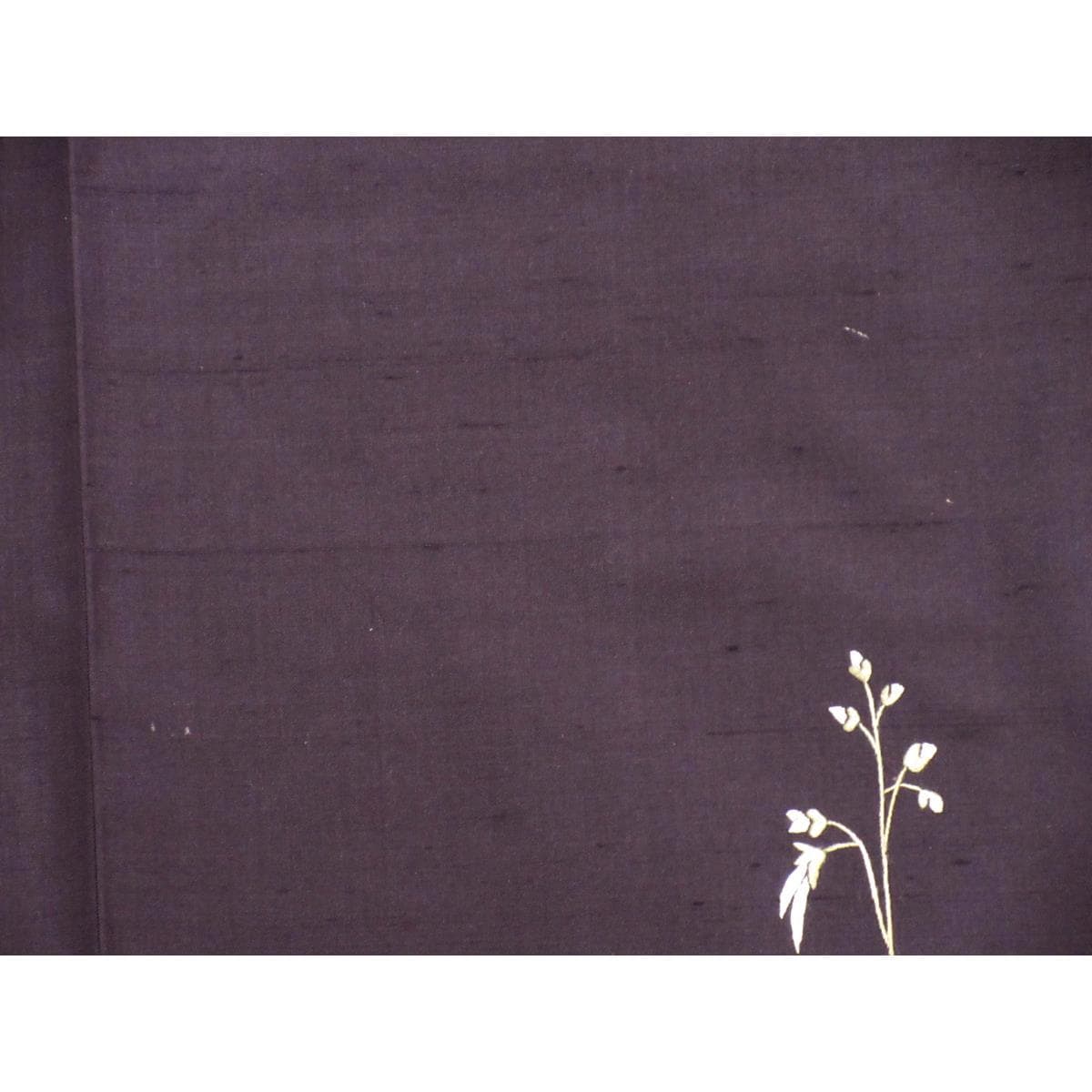 訪問着　紬織　刺繍加工