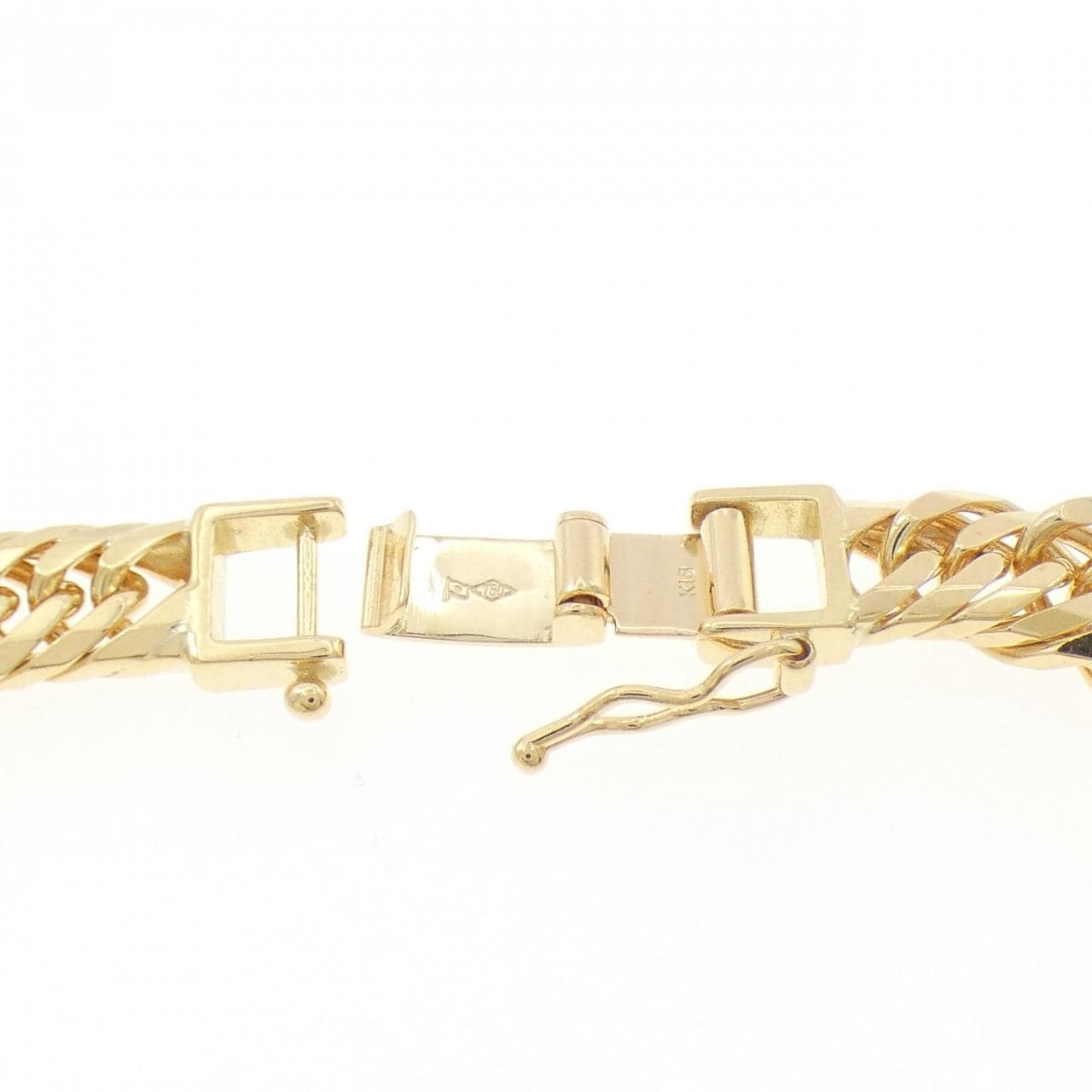 K18YG ハート ブレスレット