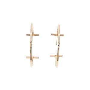 ティファニー Tワイヤー フープ ラージ ピアス