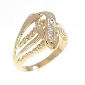 K18YG ダイヤモンド リング