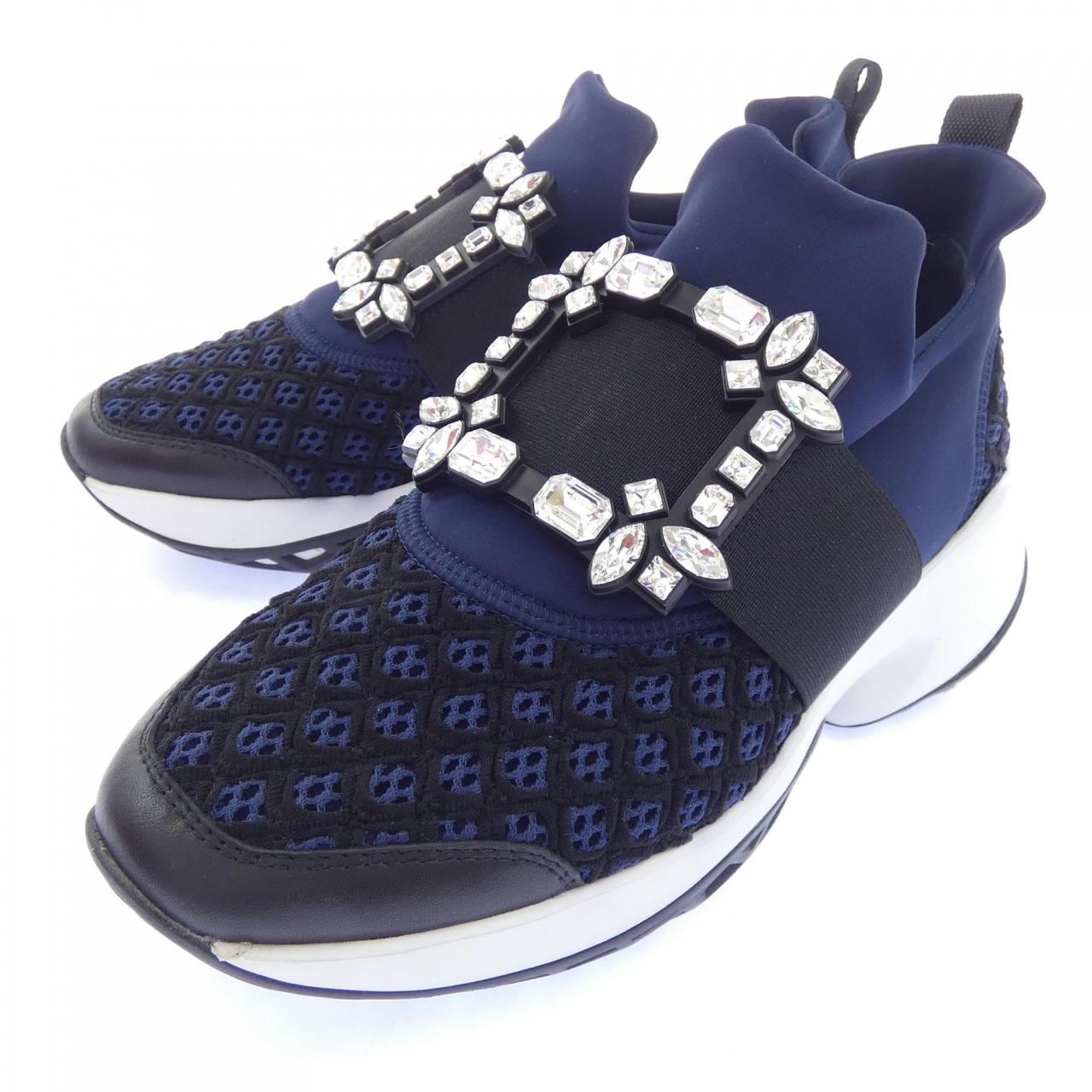 ロジェヴィヴィエ ROGER VIVIER ヴィヴ ラン　ストラスバックル スニーカー