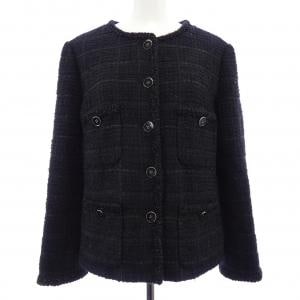 シャネル CHANEL LOOK56 P80445V72486 25B ノーカラージャケット