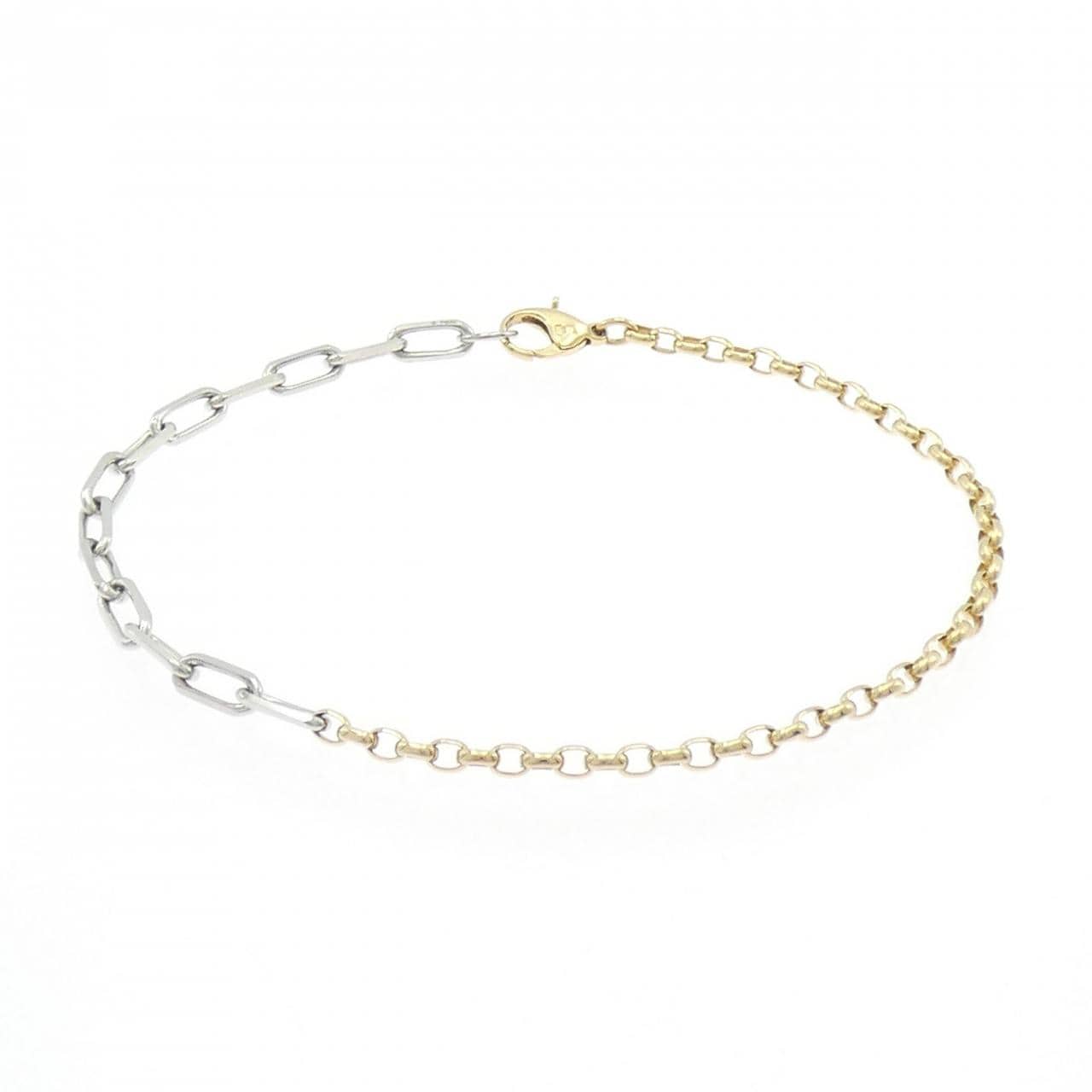 ギンザ タナカ K18YG/PT850 ブレスレット